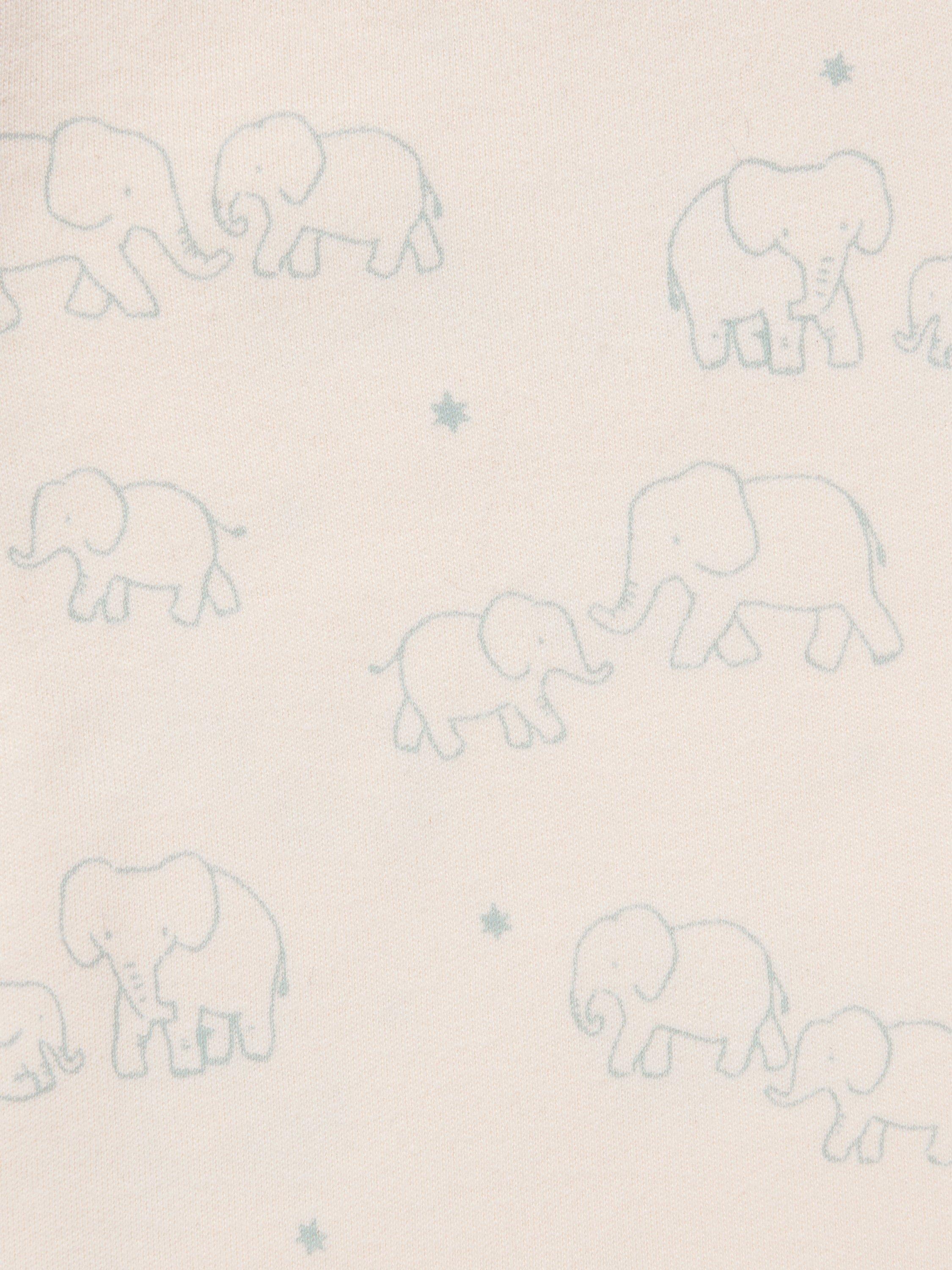 John Lewis baby elephant gift set with sleepsuit bib toy UK version