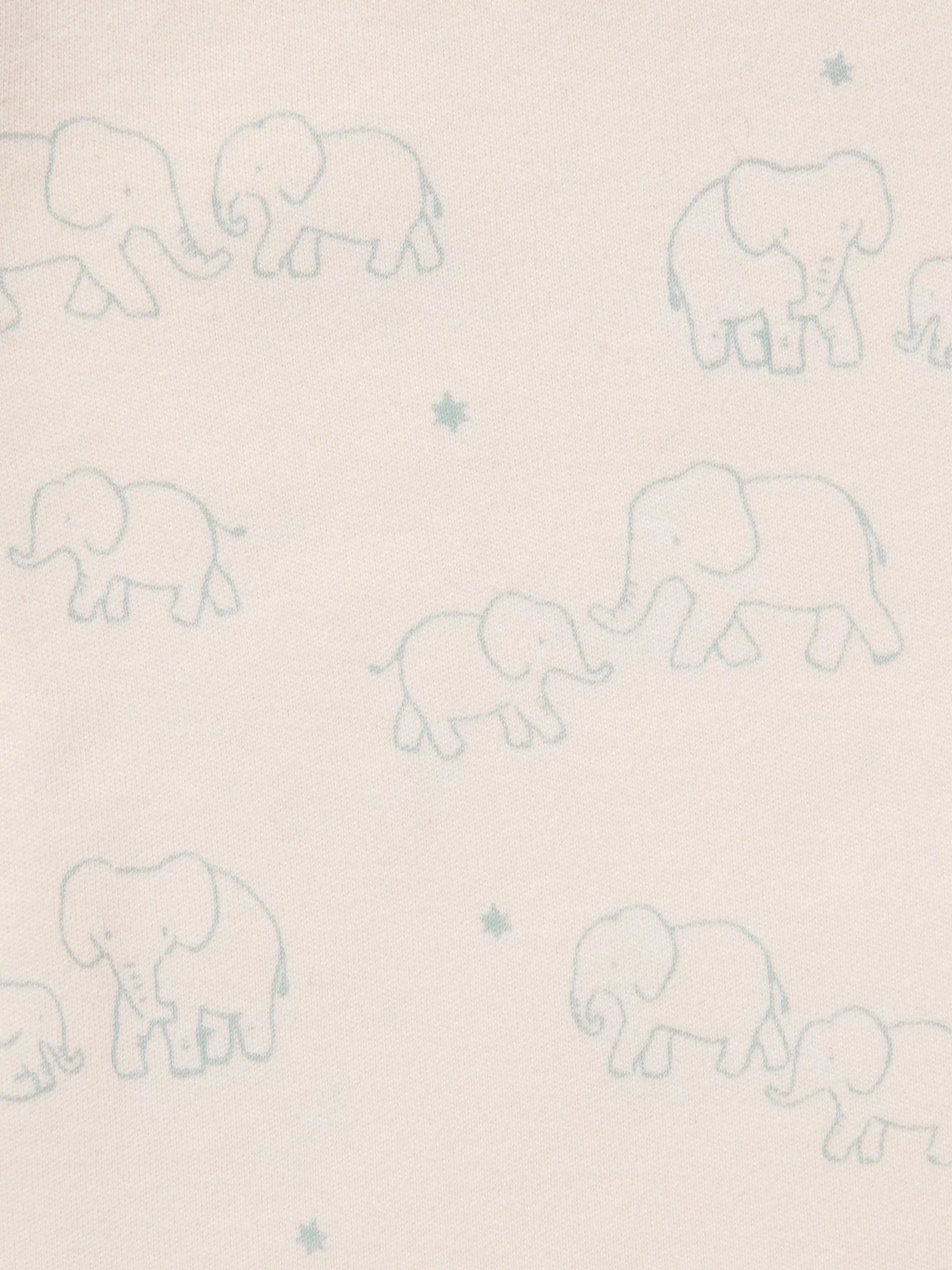 John Lewis baby elephant gift set with sleepsuit bib toy UK version