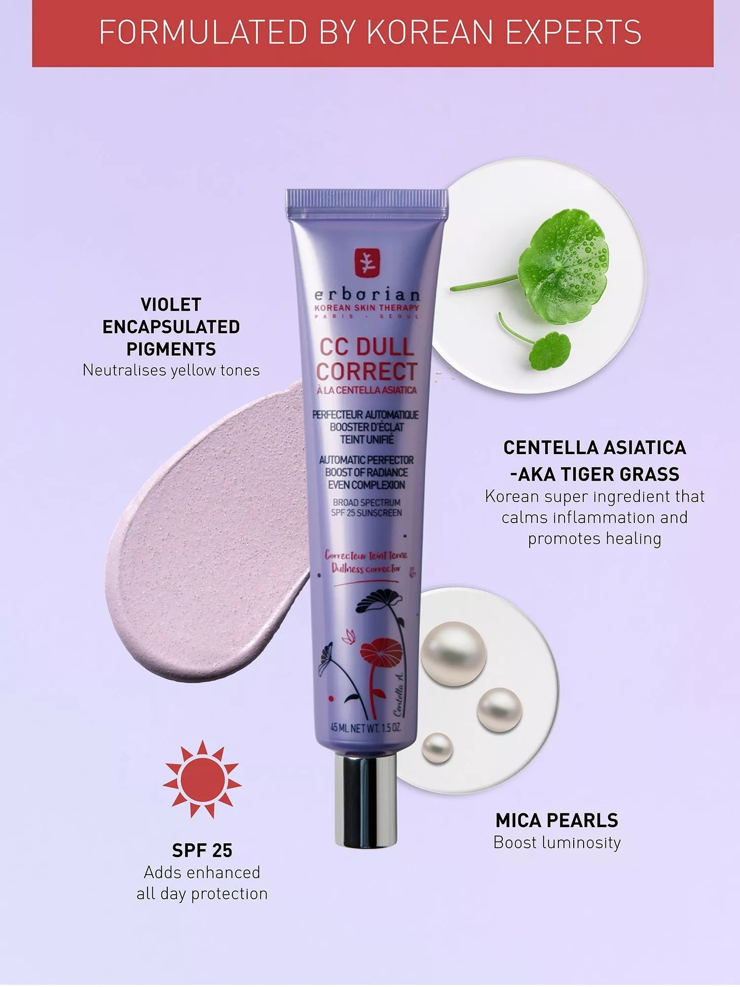 Erborian CC Dull Correct CC cream - British product