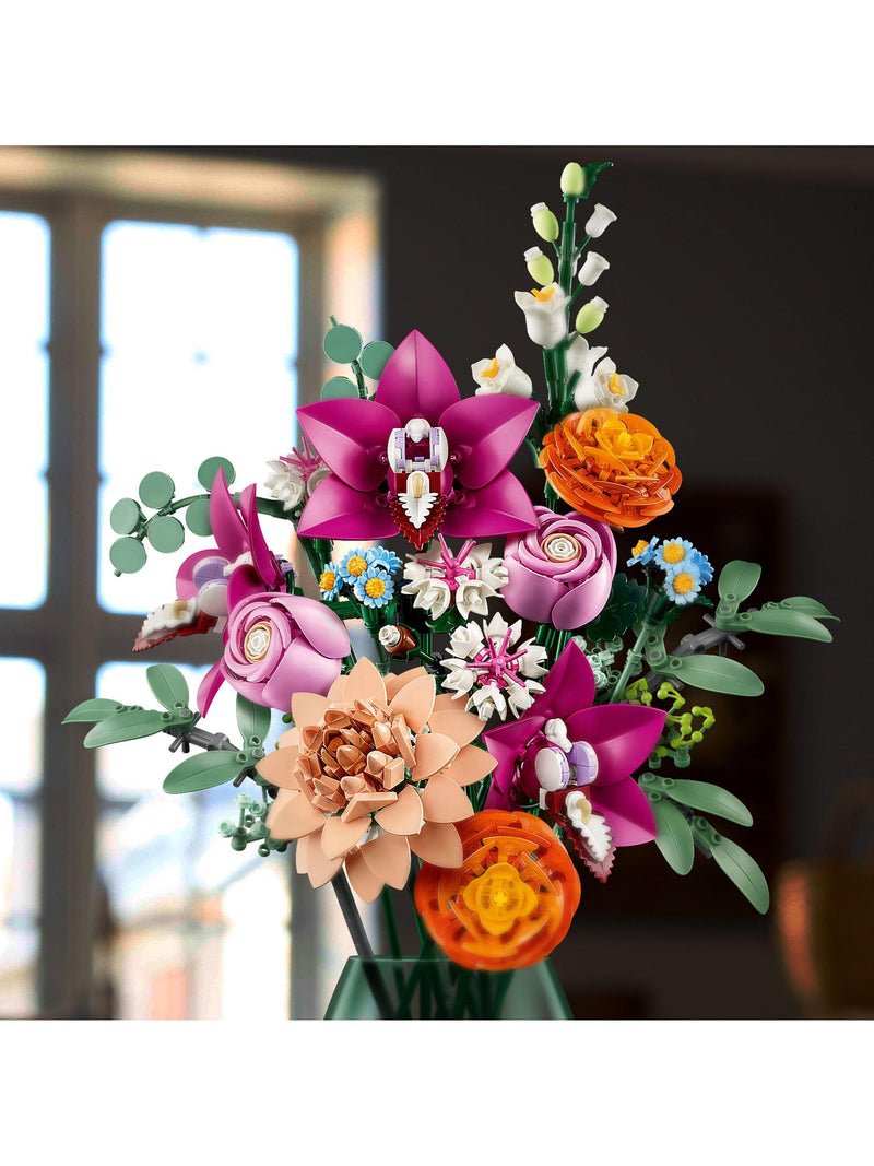 LEGO Pretty Pink Flower Bouquet building set, imported from the UK