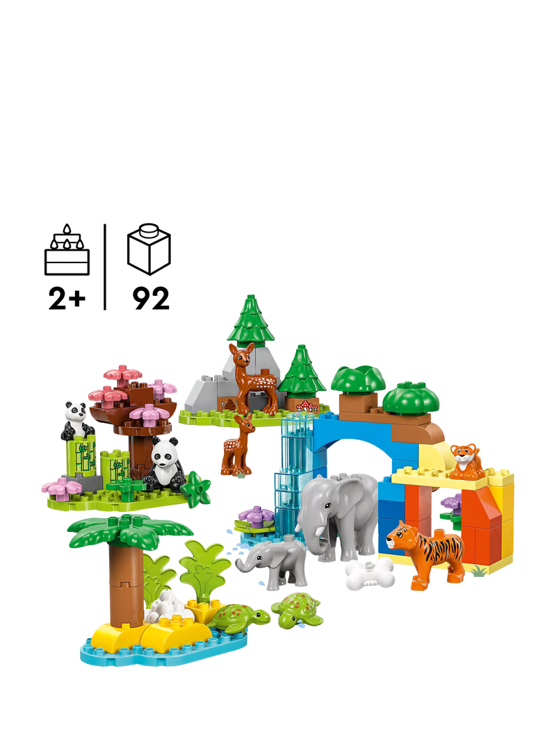 LEGO DUPLO Wild Animal Families toy set, UK version