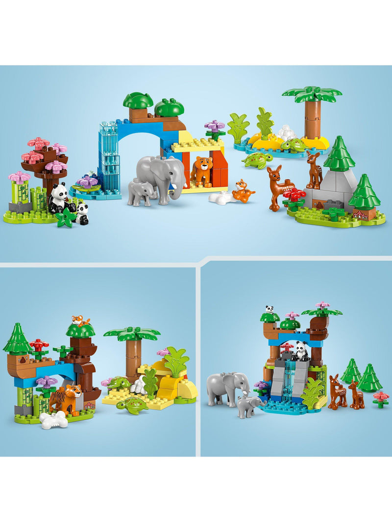 LEGO DUPLO Wild Animal Families toy set, UK version