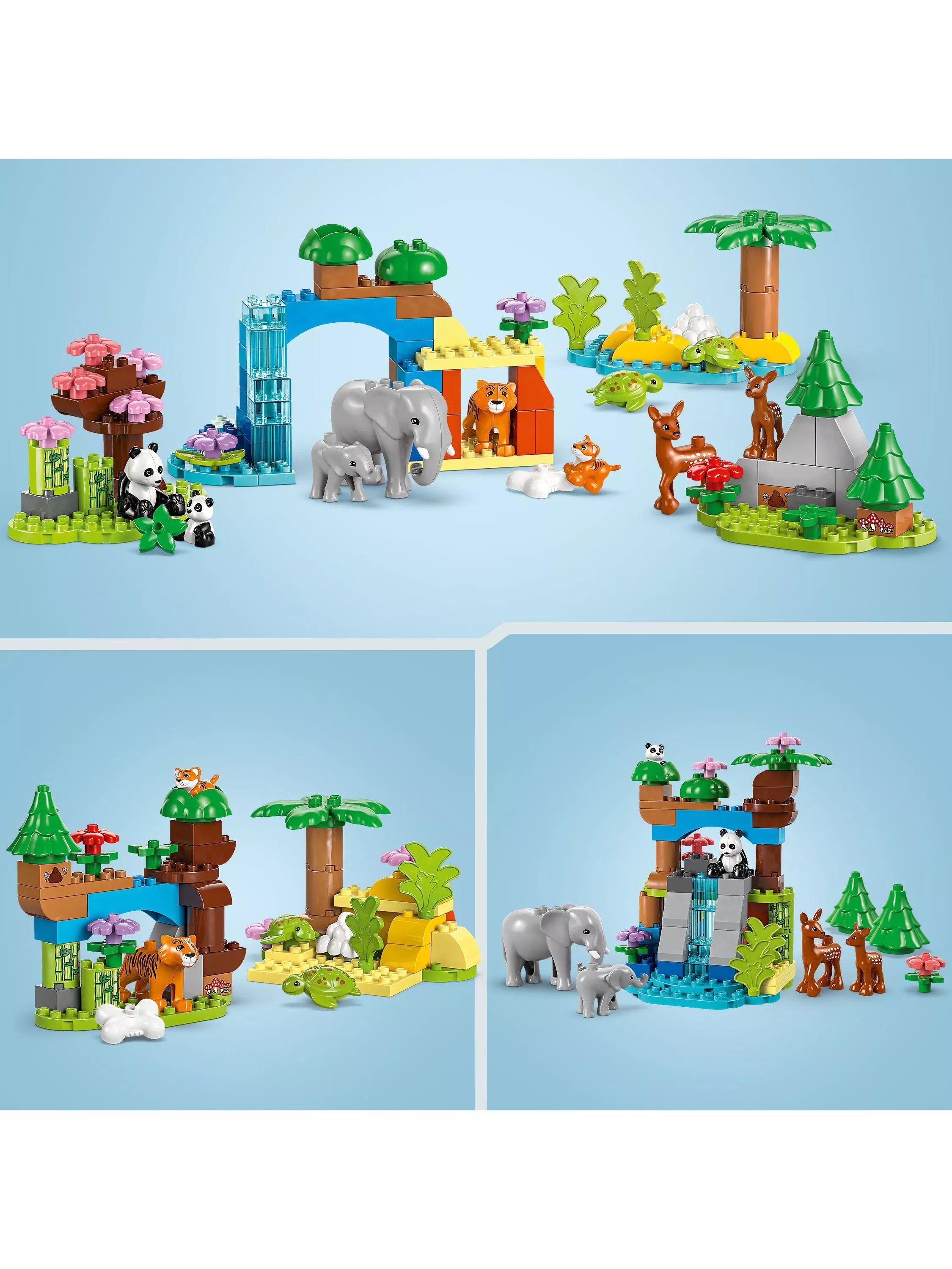 LEGO DUPLO Wild Animal Families toy set, UK version