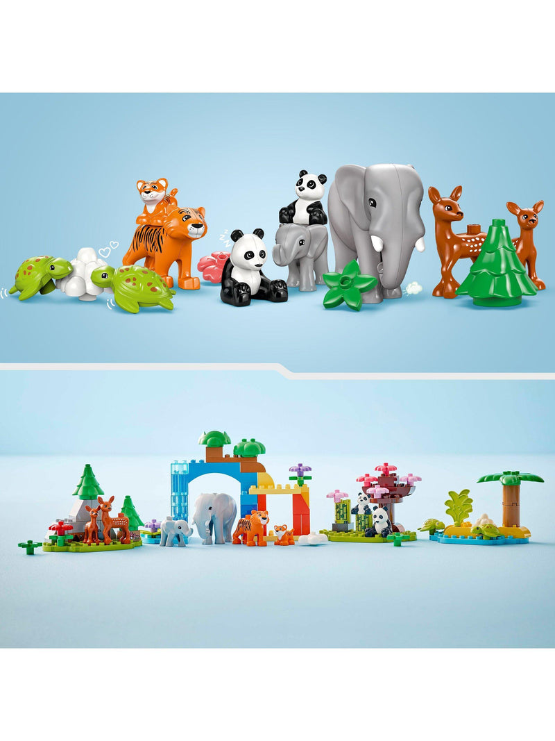 LEGO DUPLO Wild Animal Families toy set, UK version