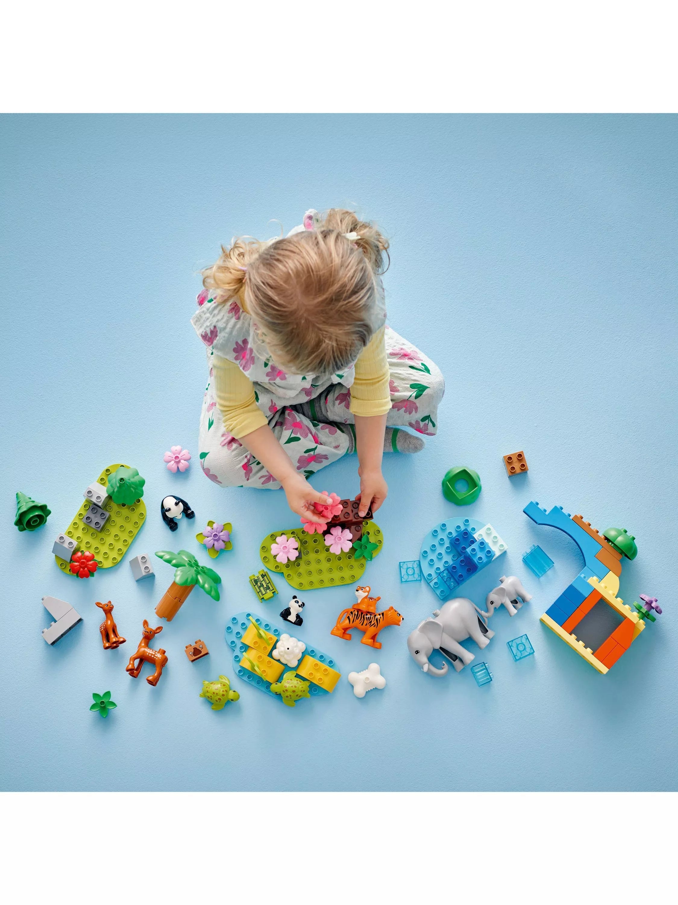LEGO DUPLO Wild Animal Families toy set, UK version
