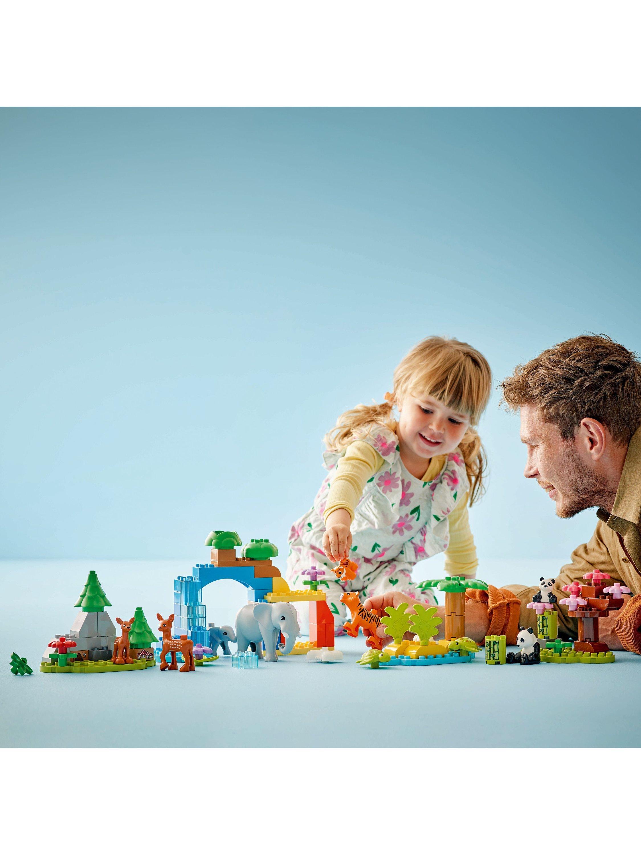 LEGO DUPLO Wild Animal Families toy set, UK version