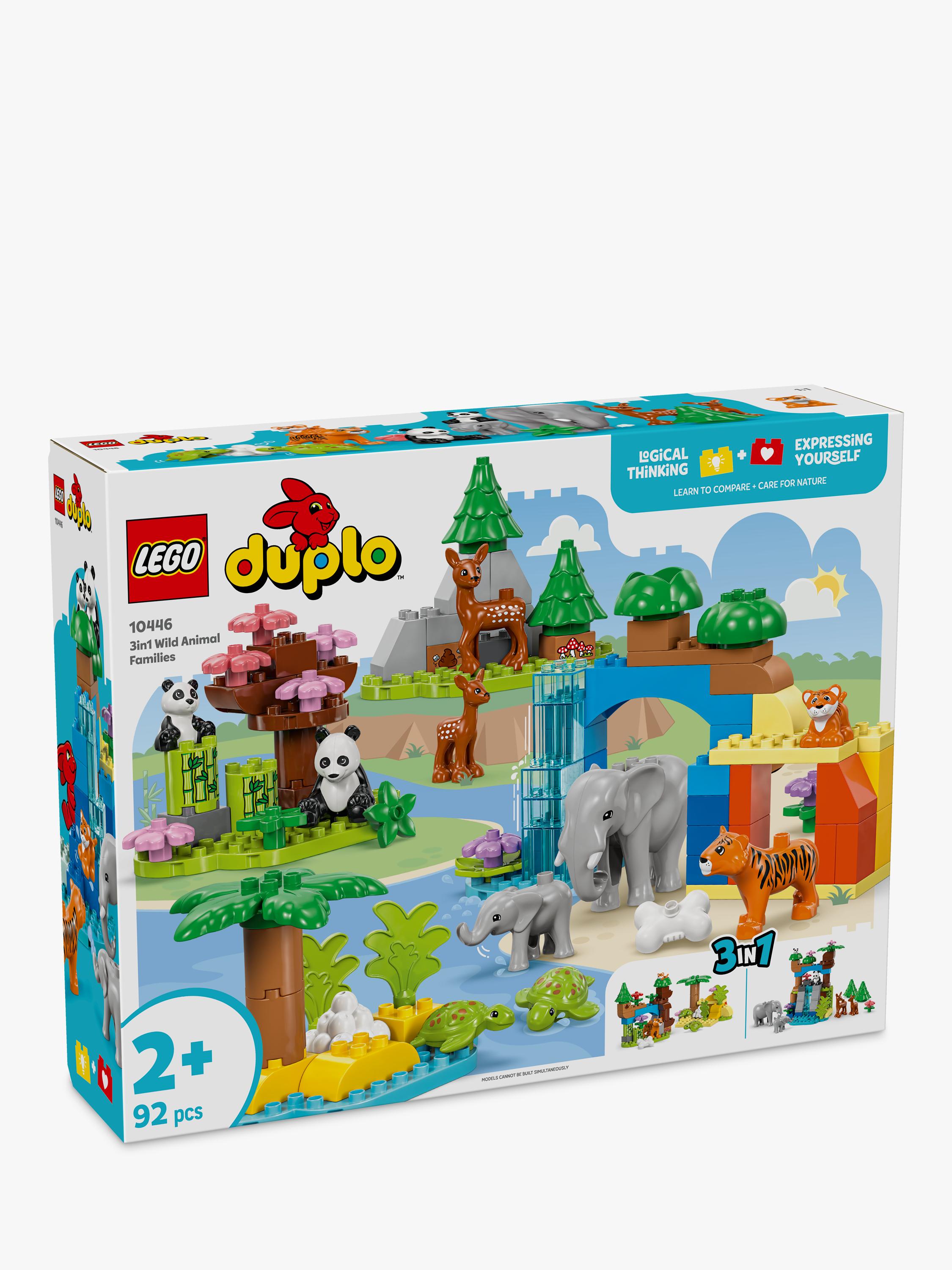 LEGO DUPLO Wild Animal Families toy set, UK version