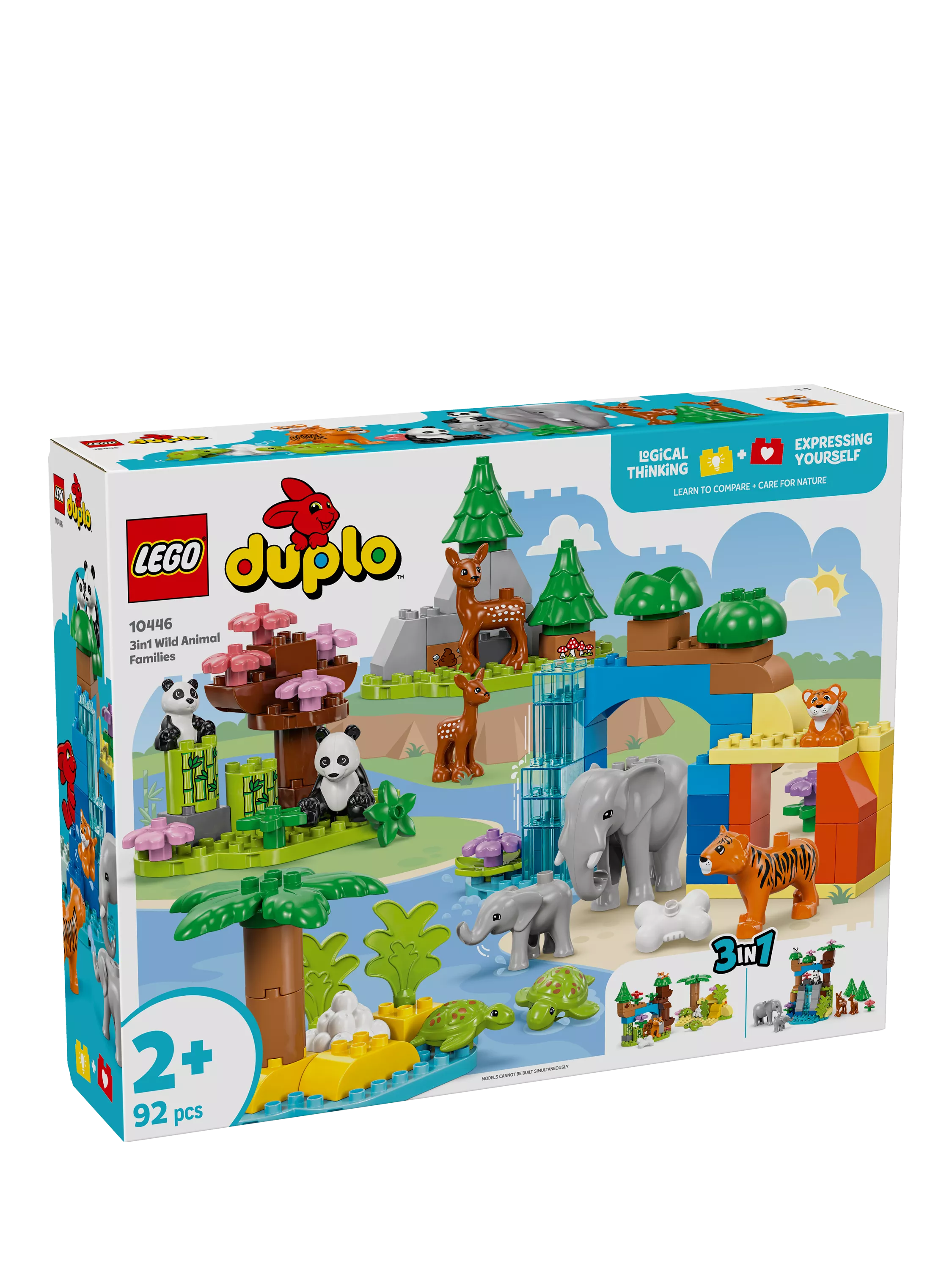 LEGO DUPLO Wild Animal Families toy set, UK version