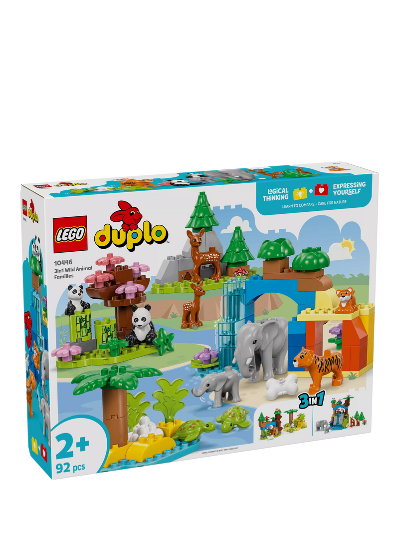 LEGO DUPLO Wild Animal Families toy set, UK version