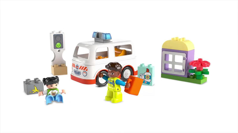 LEGO DUPLO Ambulance & Driver, Toddler Learning Toys 10447