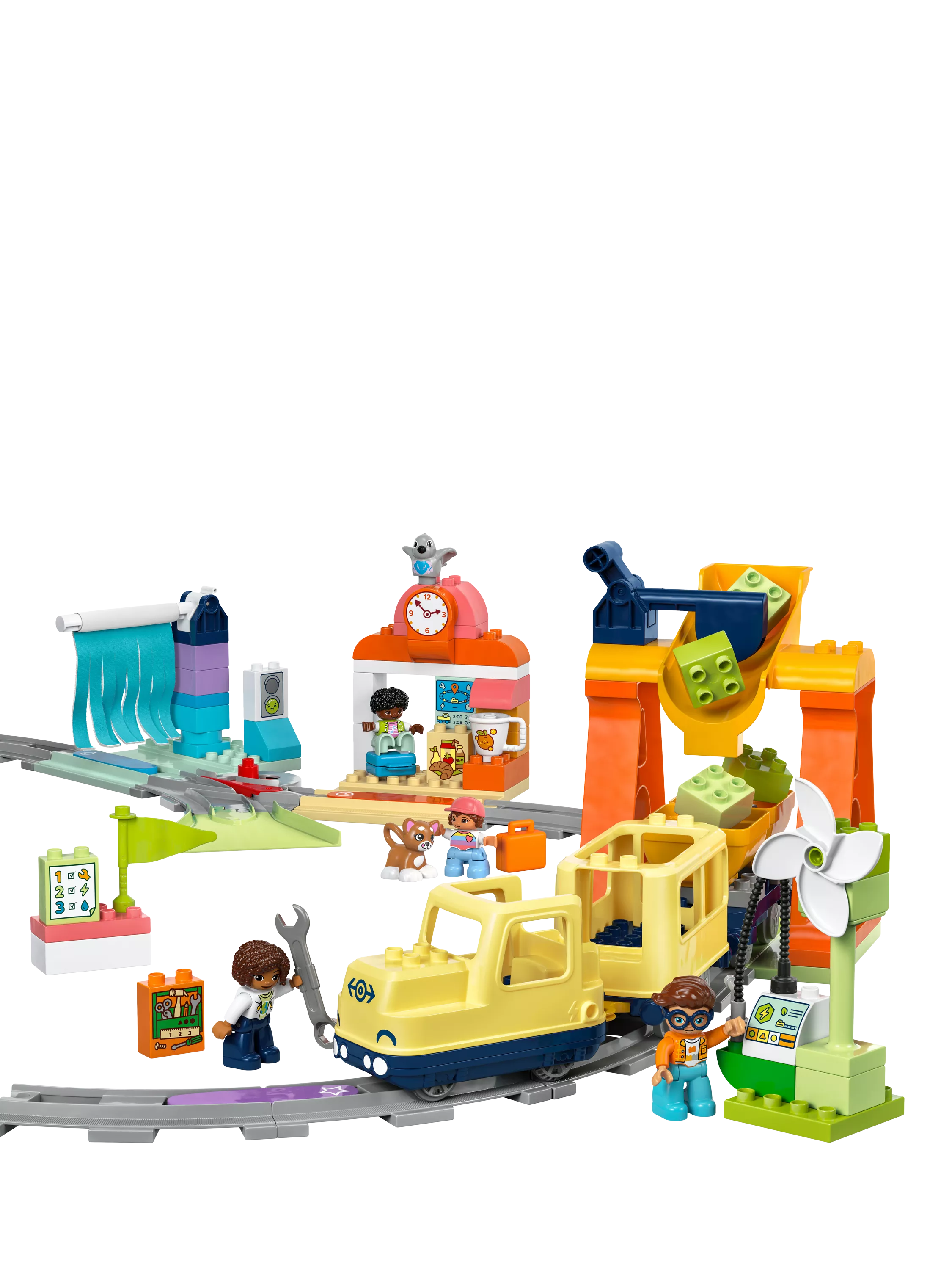 LEGO DUPLO Big Interactive Community toy train set, UK version