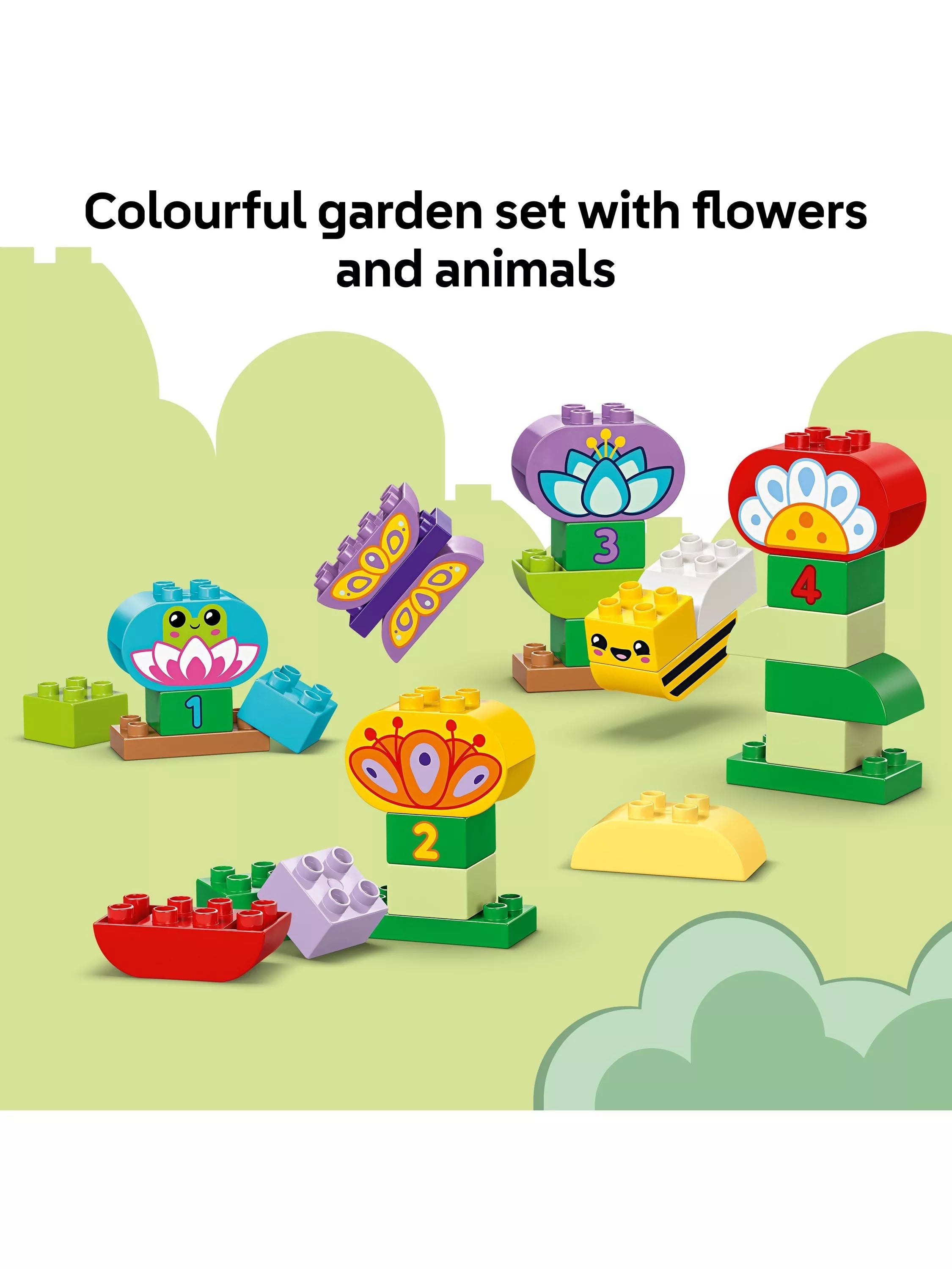 LEGO DUPLO Creative Garden & Flowers building set 45 pieces - British product
