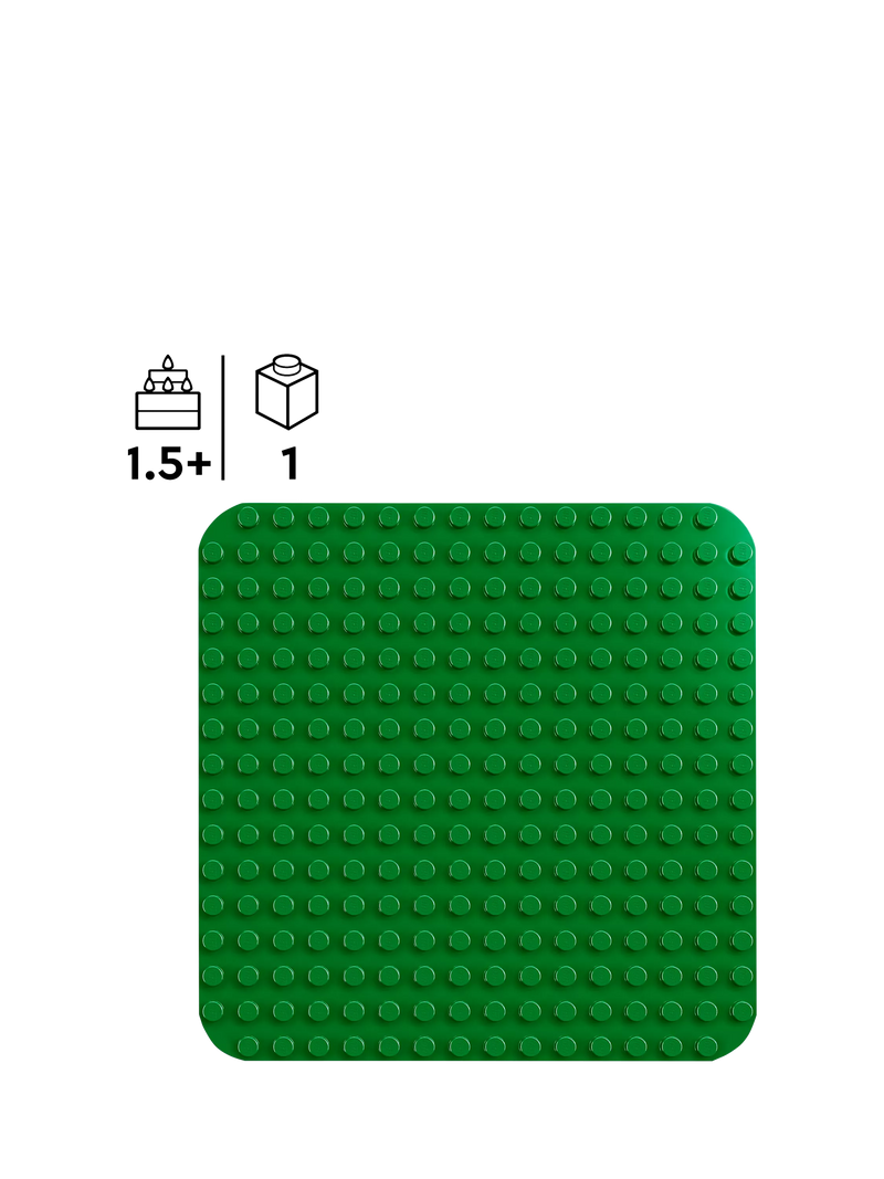 LEGO DUPLO green baseplate 25cm, imported from the UK