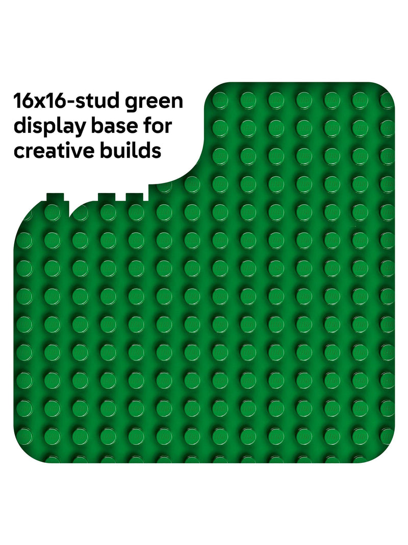 LEGO DUPLO green baseplate 25cm, imported from the UK