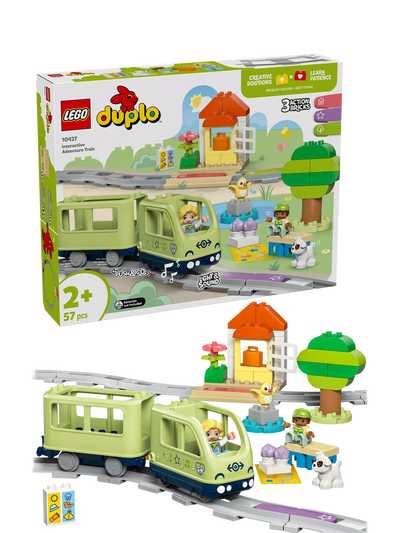 LEGO DUPLO Interactive Adventure Train Building Toy