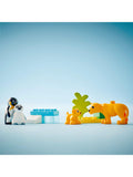 LEGO DUPLO animal set penguins lions 10-piece, imported from the UK