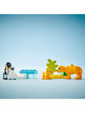 LEGO DUPLO animal set penguins lions 10-piece, imported from the UK