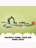 LEGO DUPLO train tunnel and tracks expansion set for toddlers, UK version
