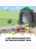 LEGO DUPLO train tunnel and tracks expansion set for toddlers, UK version