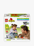LEGO DUPLO train tunnel and tracks expansion set for toddlers, UK version