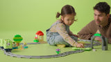 LEGO DUPLO train tunnel and tracks expansion set for toddlers, UK version