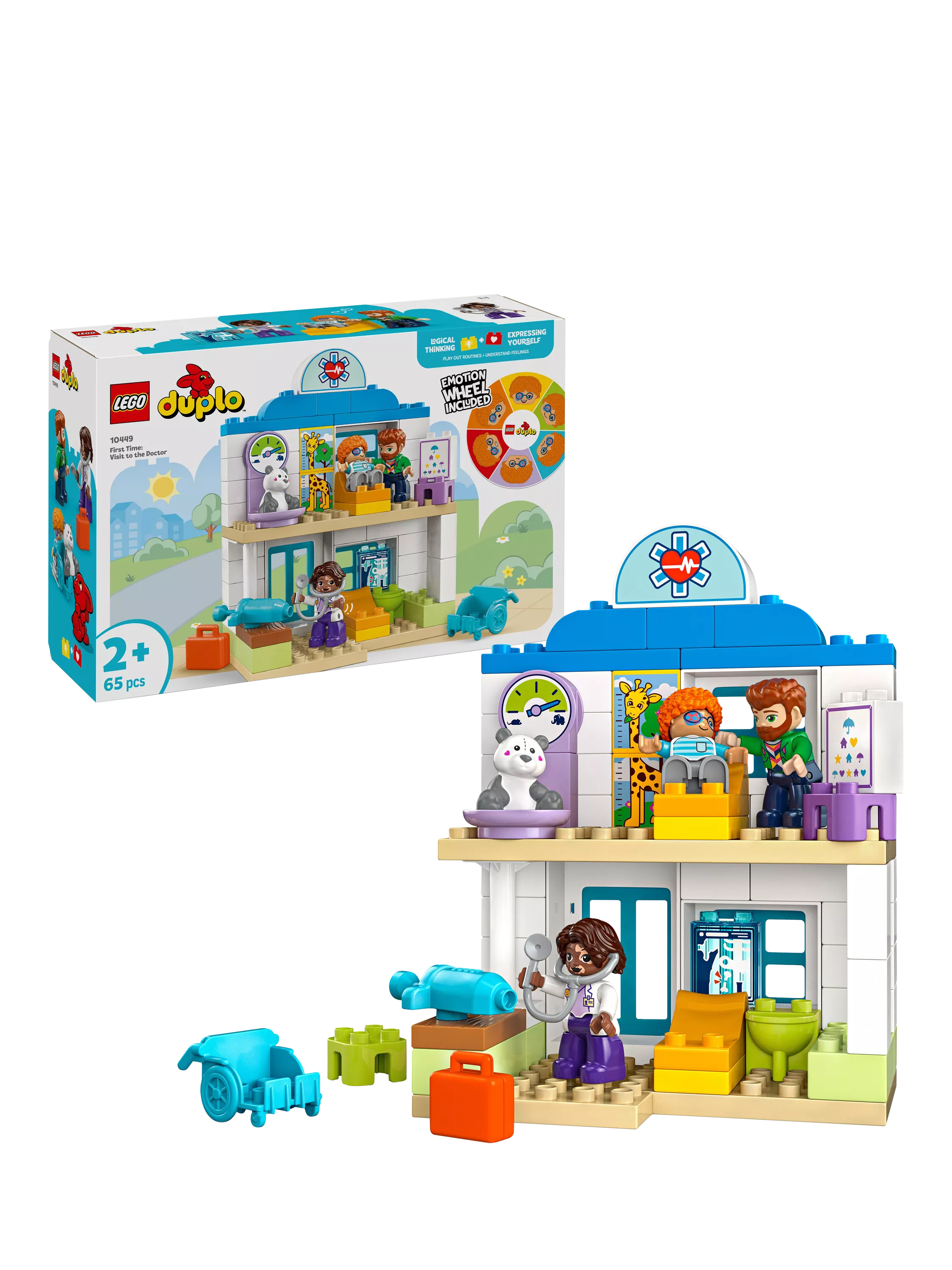 Lego duplo doctor visit playset 65 pieces, UK version