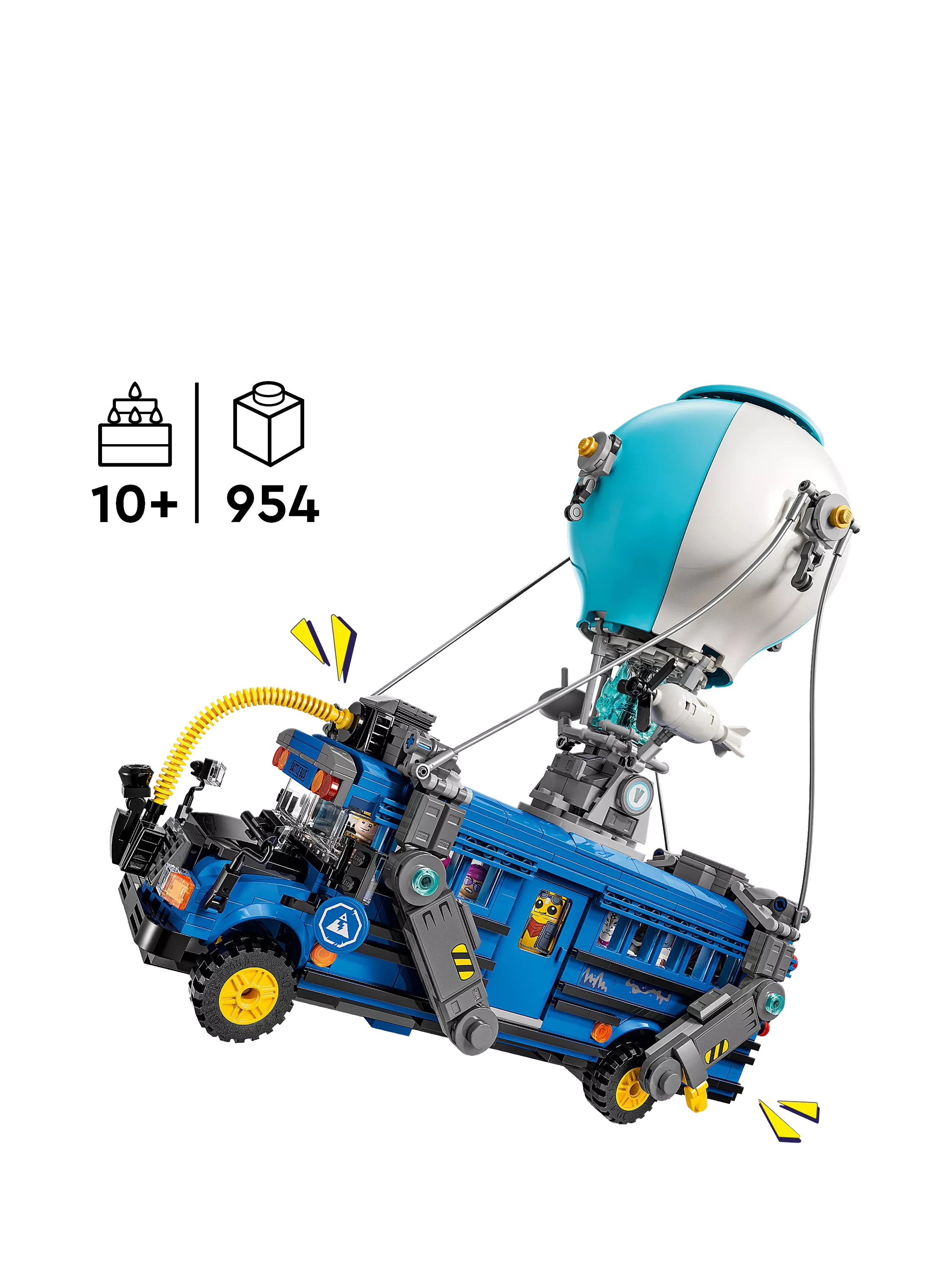 LEGO Fortnite Battle Bus building set, UK version