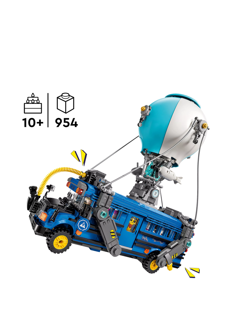 LEGO Fortnite Battle Bus building set, UK version