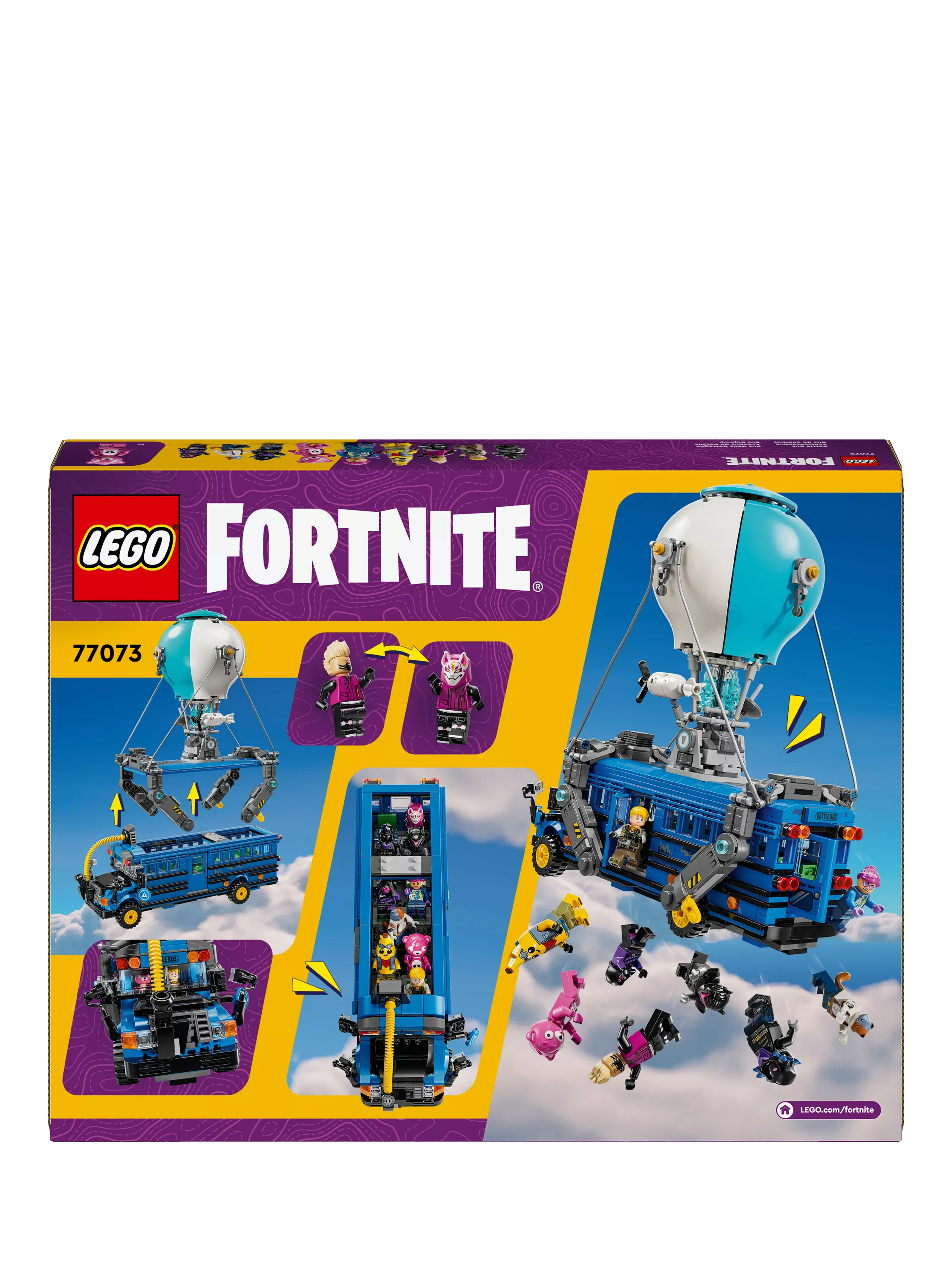 LEGO Fortnite Battle Bus building set, UK version