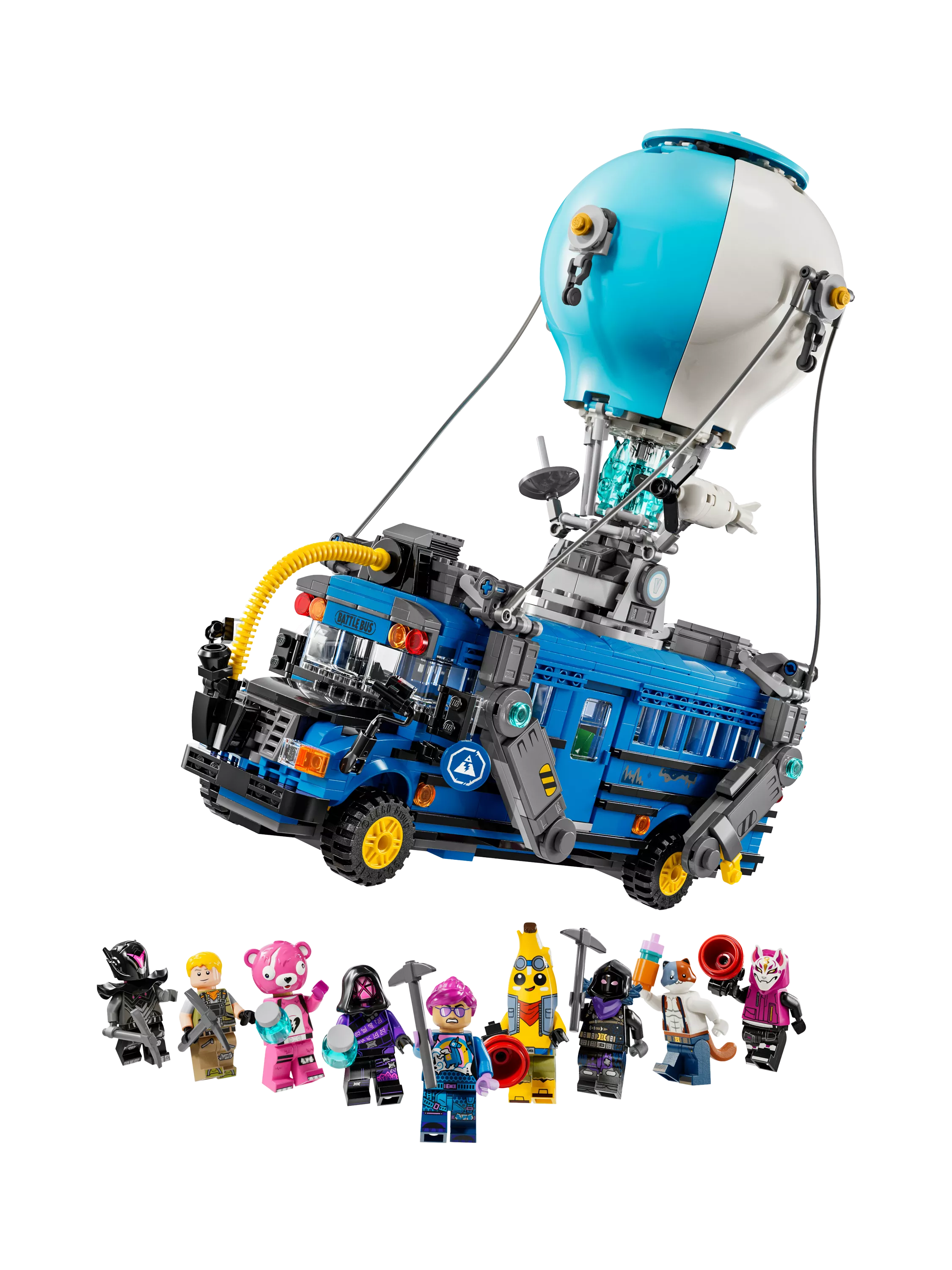 LEGO Fortnite Battle Bus building set, UK version