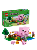 LEGO Minecraft The Baby Pig House toy set, UK version