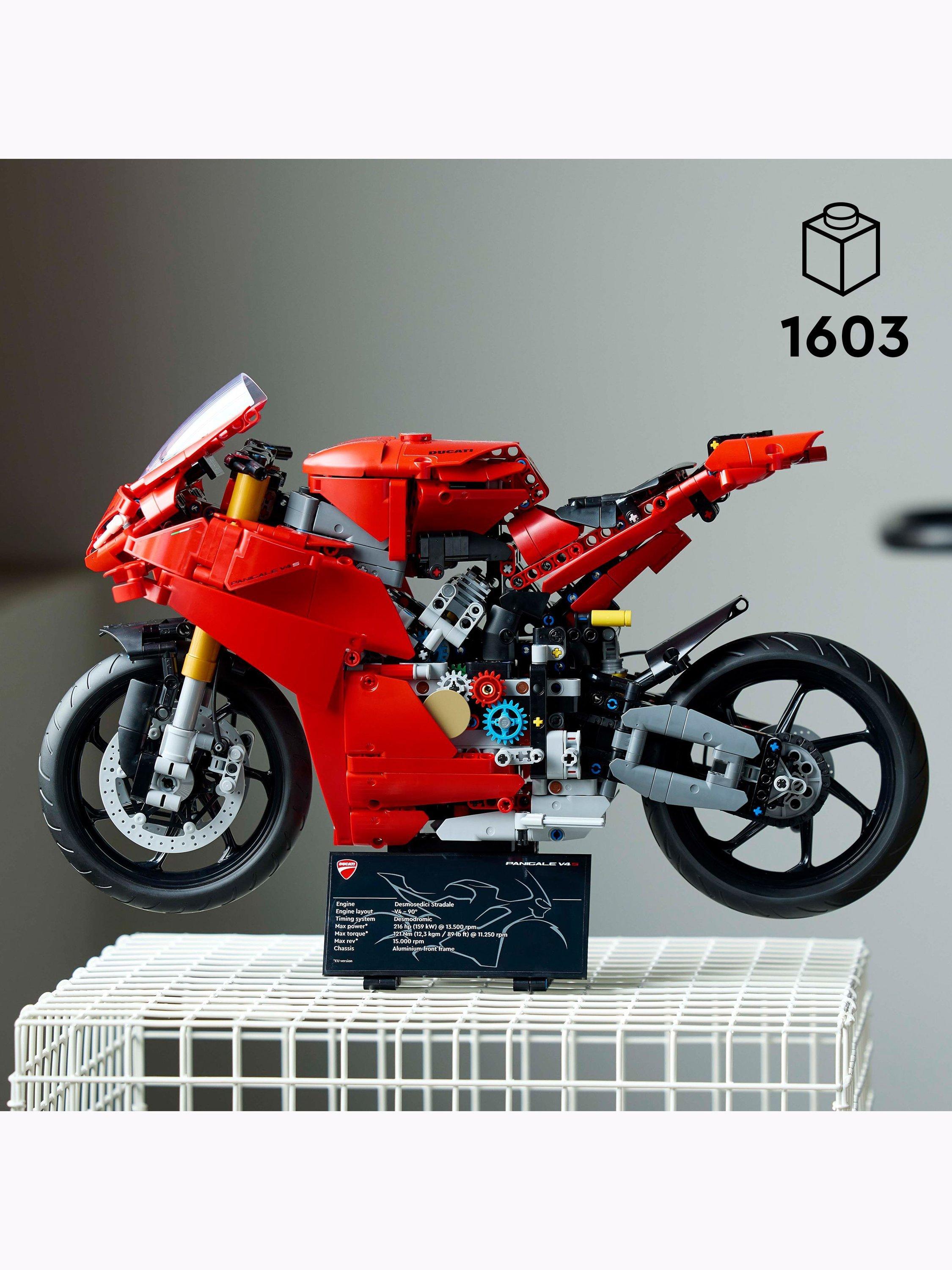 LEGO Ducati Panigale V4S motorcycle building set, UK version