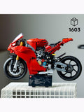 LEGO Ducati Panigale V4S motorcycle building set, UK version