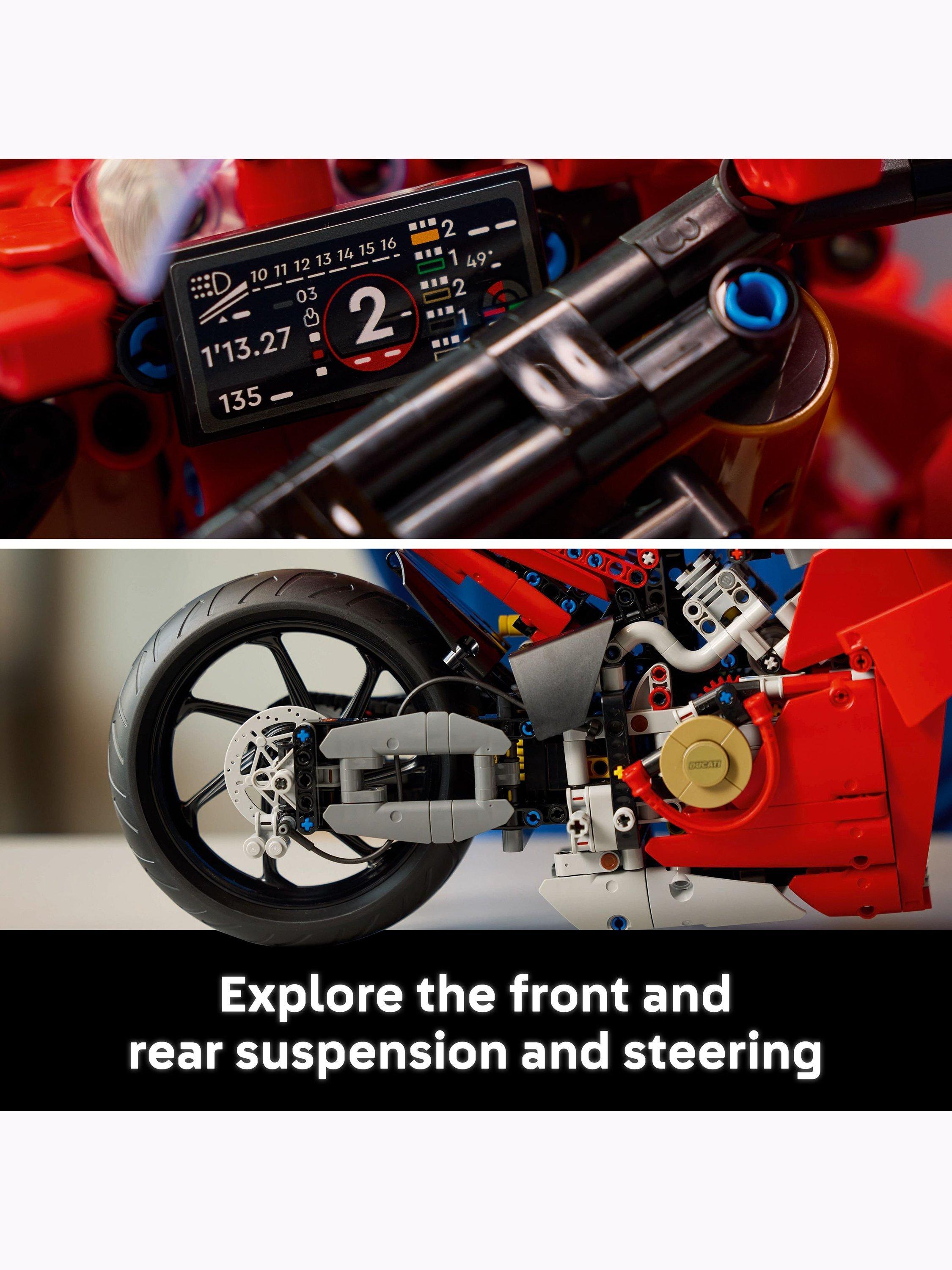 LEGO Ducati Panigale V4S motorcycle building set, UK version
