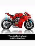 LEGO Ducati Panigale V4S motorcycle building set, UK version