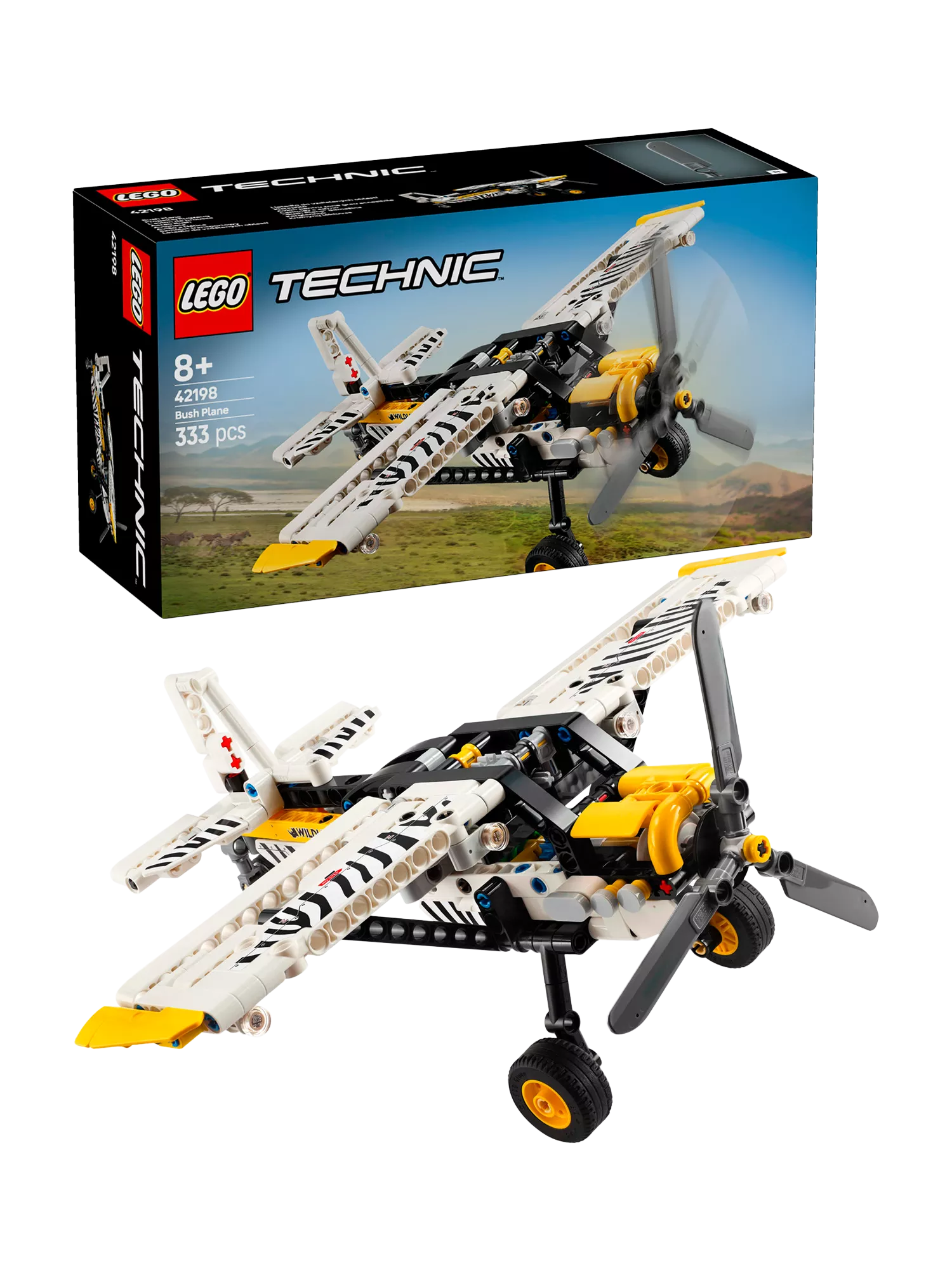 LEGO Technic Bush Plane building toy set, UK version