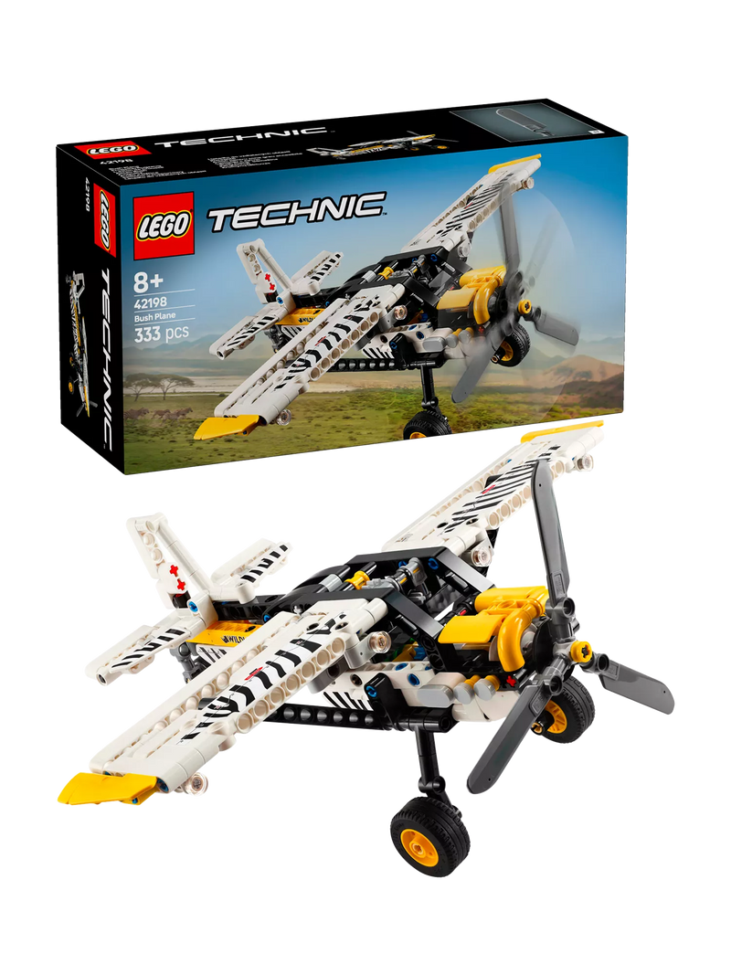 LEGO Technic Bush Plane building toy set, UK version