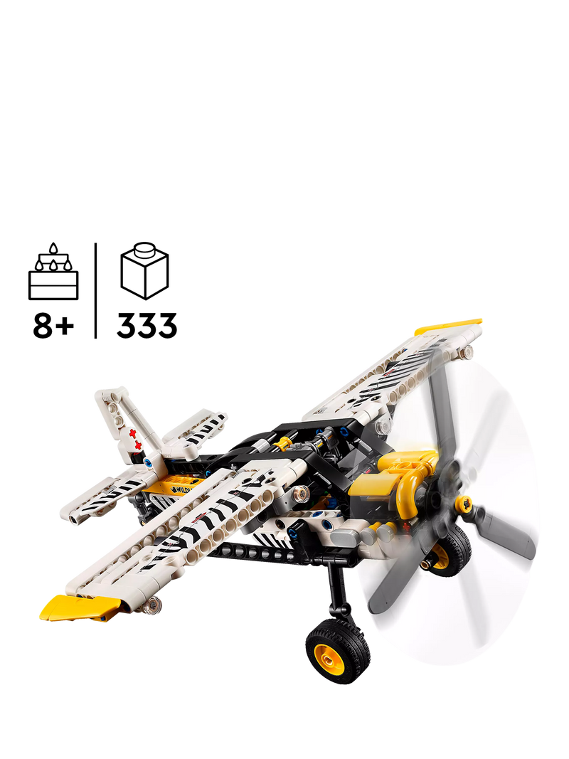 LEGO Technic Bush Plane building toy set, UK version