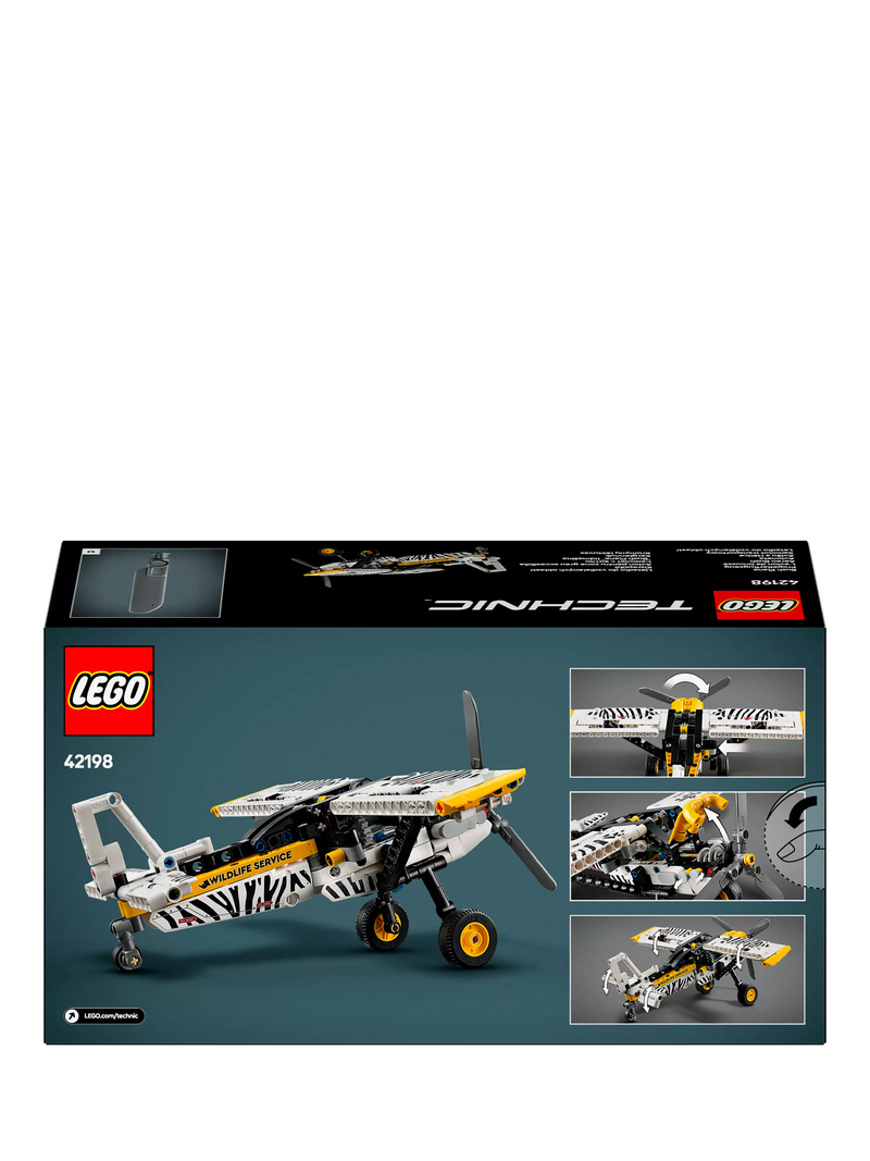 LEGO Technic Bush Plane building toy set, UK version