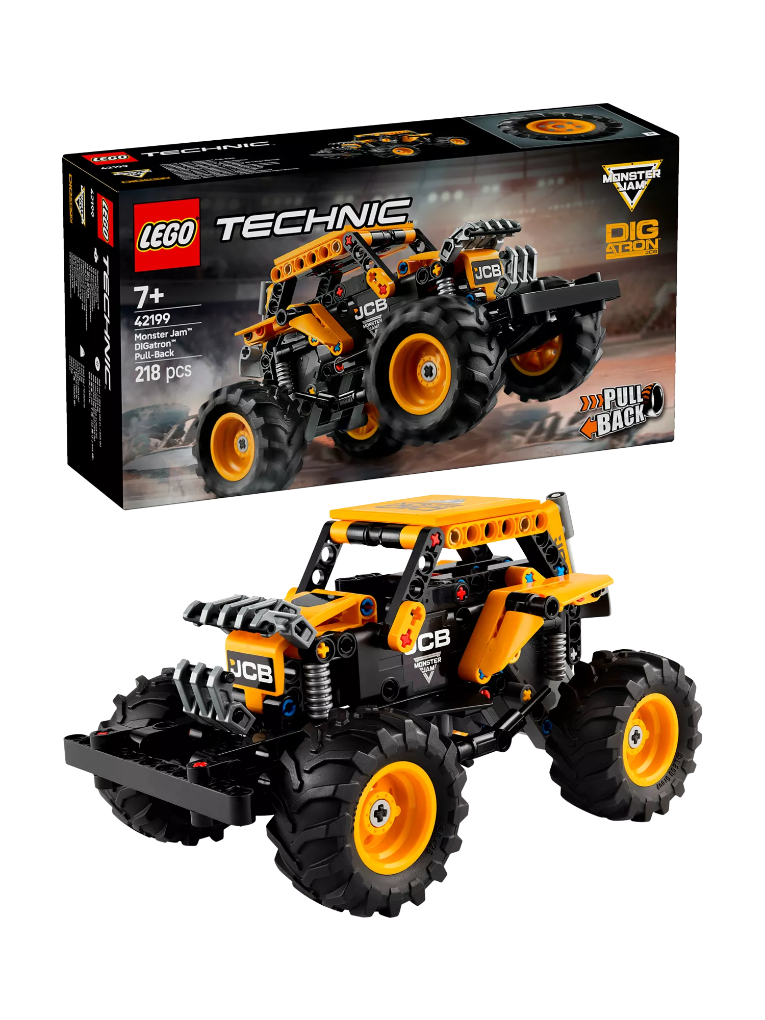 Lego Technic Monster Jam DIGatron pull-back monster truck toy, UK version