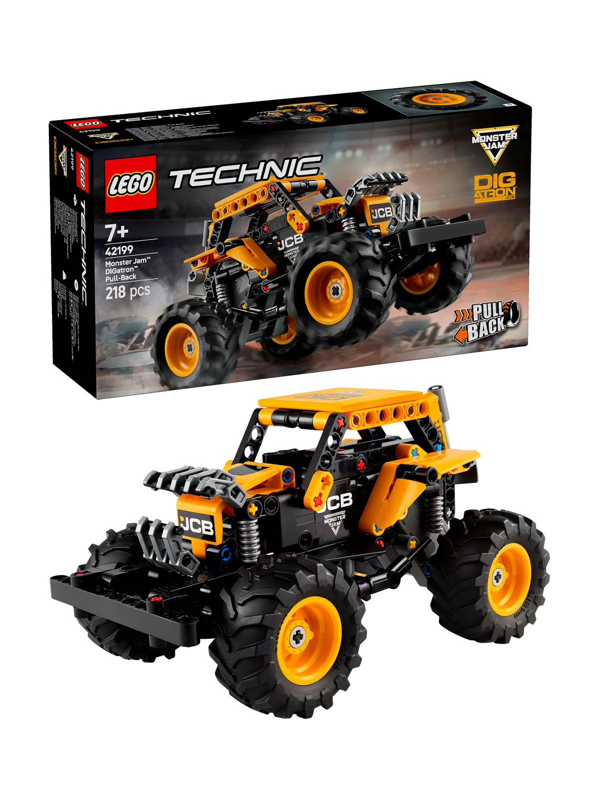 Lego Technic Monster Jam DIGatron pull-back monster truck toy, UK version