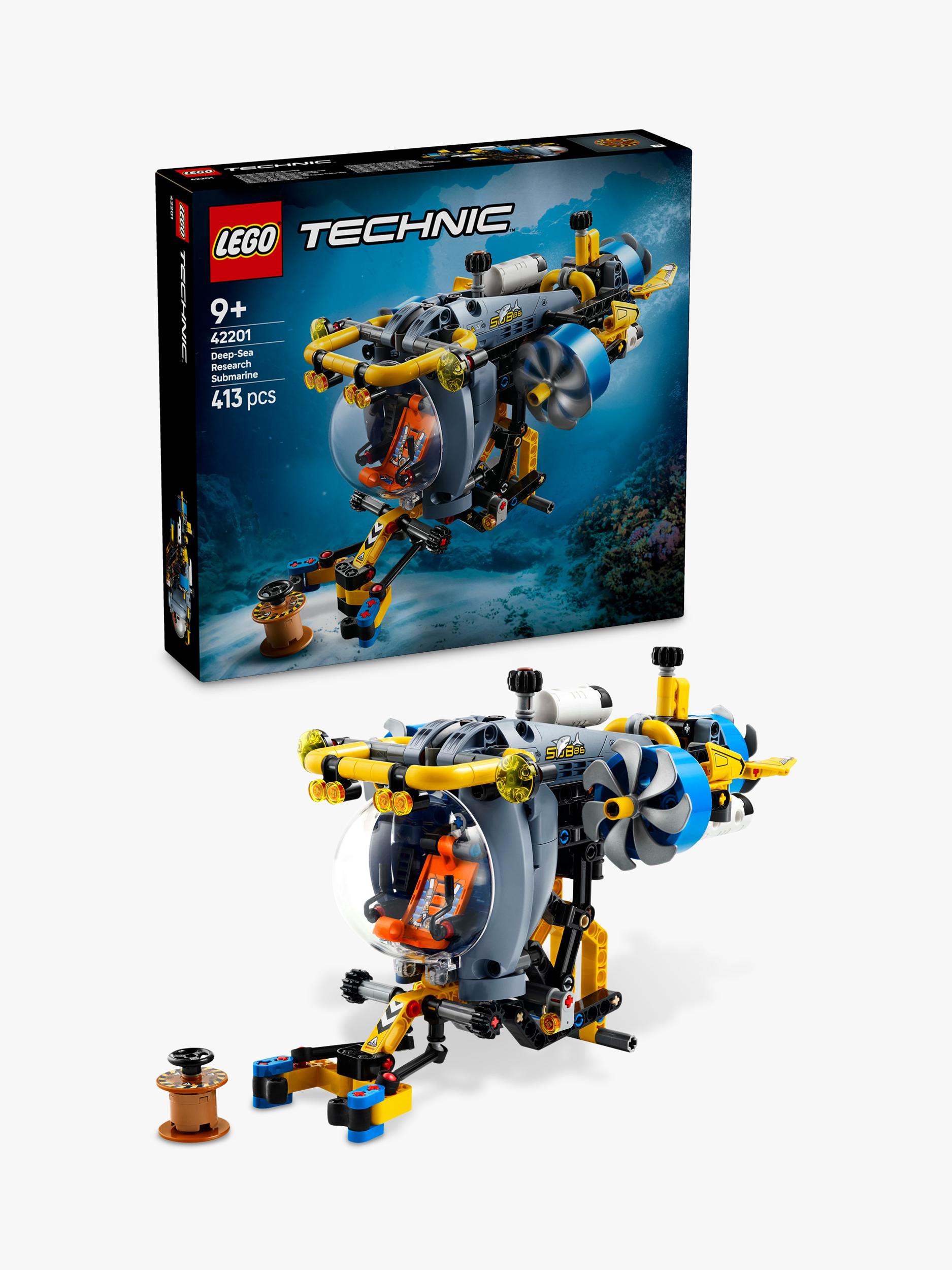 LEGO Technic Deep-Sea Research Submarine building toy set 42201, UK version