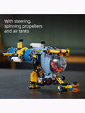 LEGO Technic Deep-Sea Research Submarine building toy set 42201, UK version
