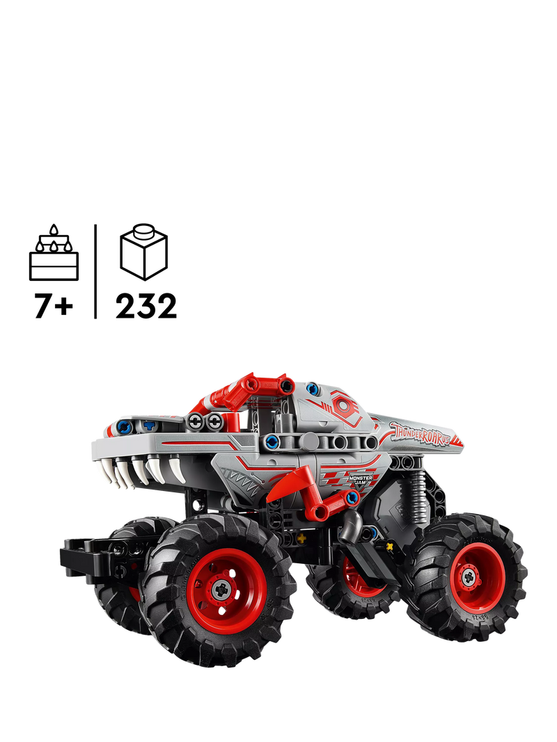 Lego Technic Monster Jam ThunderROARus pull-back truck toy, UK version