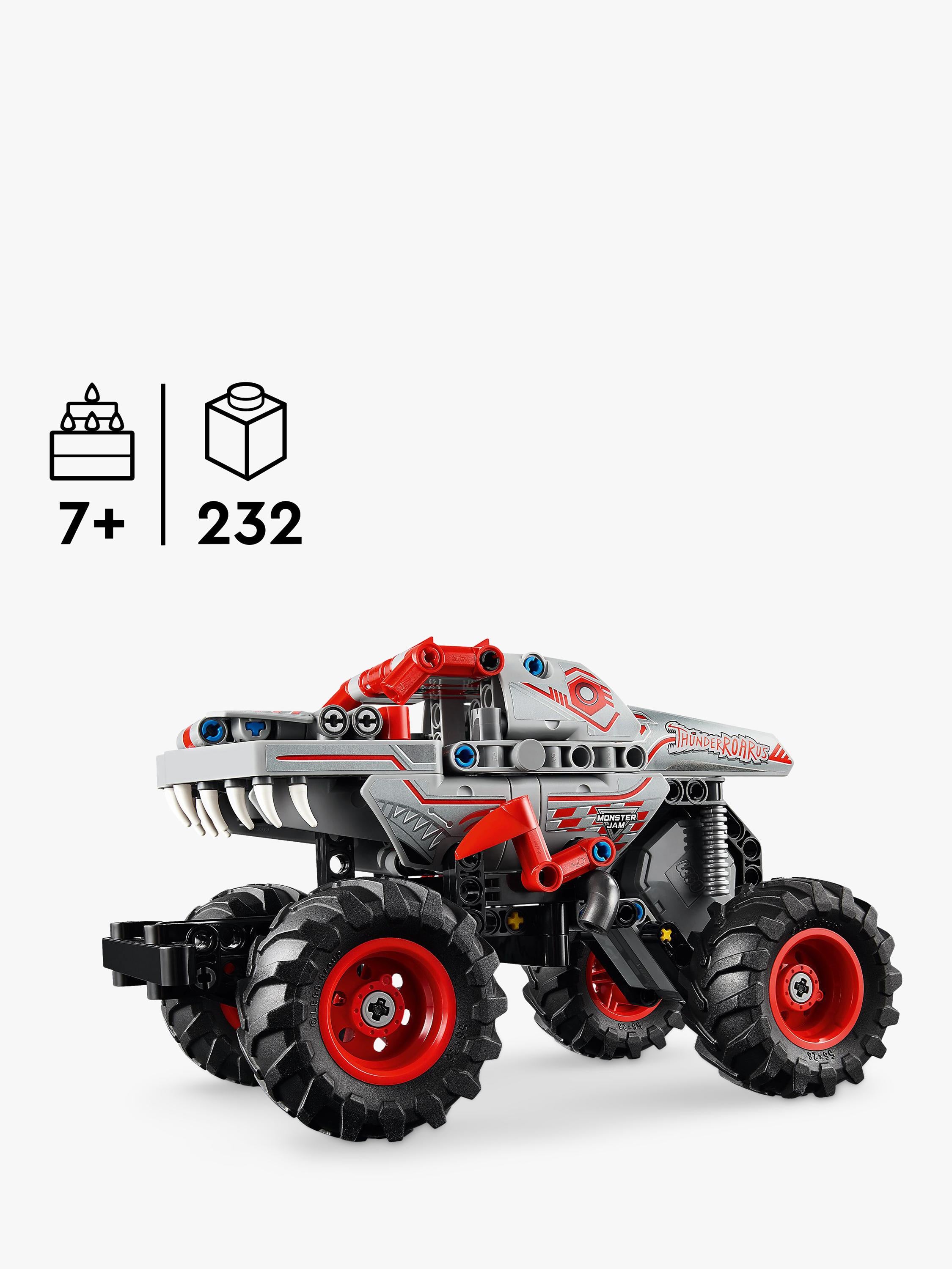 Lego Technic Monster Jam ThunderROARus pull-back truck toy, UK version