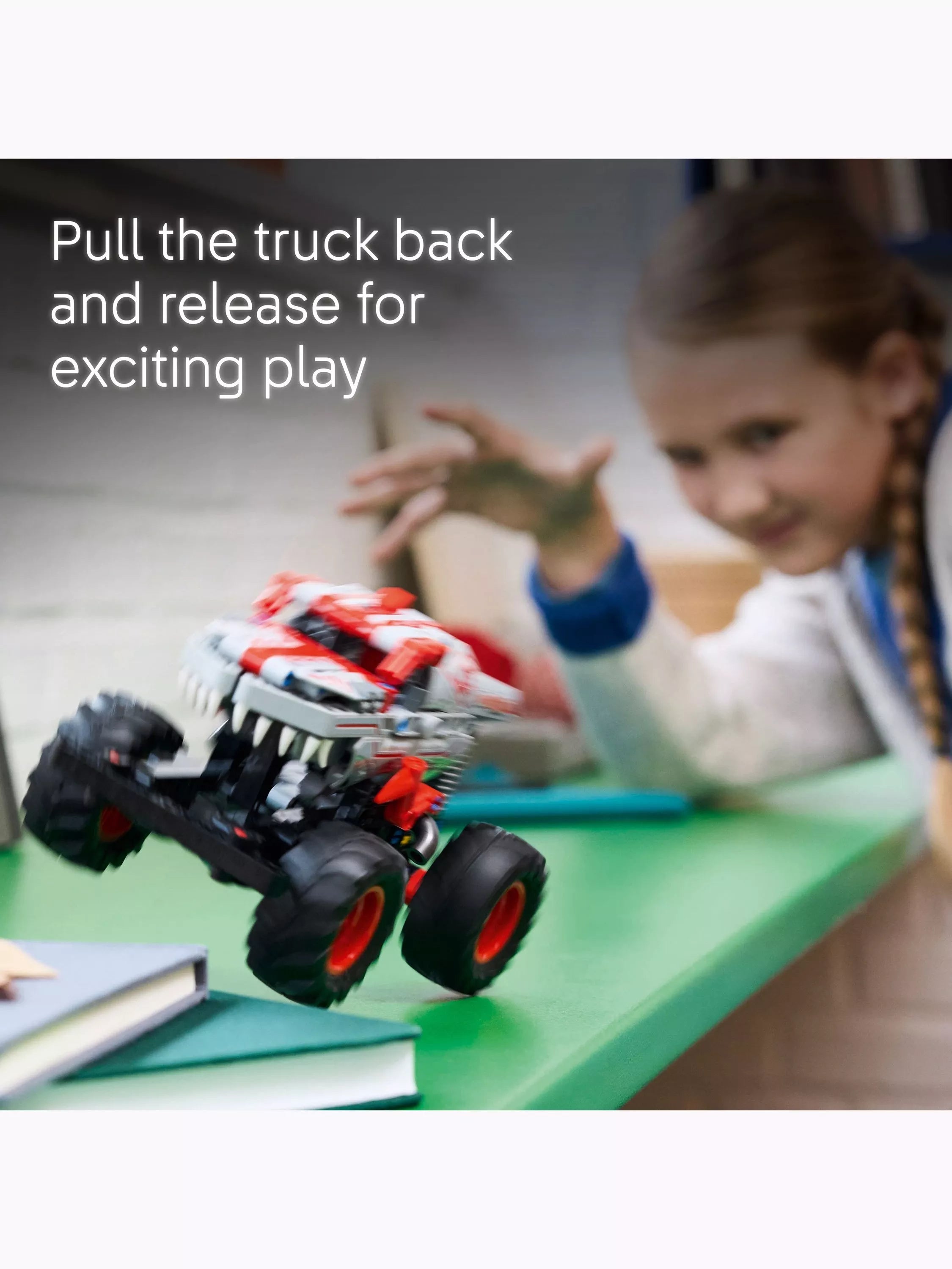 Lego Technic Monster Jam ThunderROARus pull-back truck toy, UK version