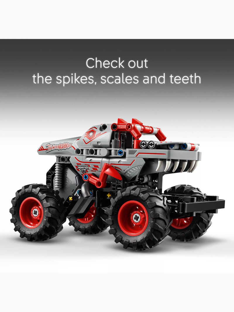 Lego Technic Monster Jam ThunderROARus pull-back truck toy, UK version