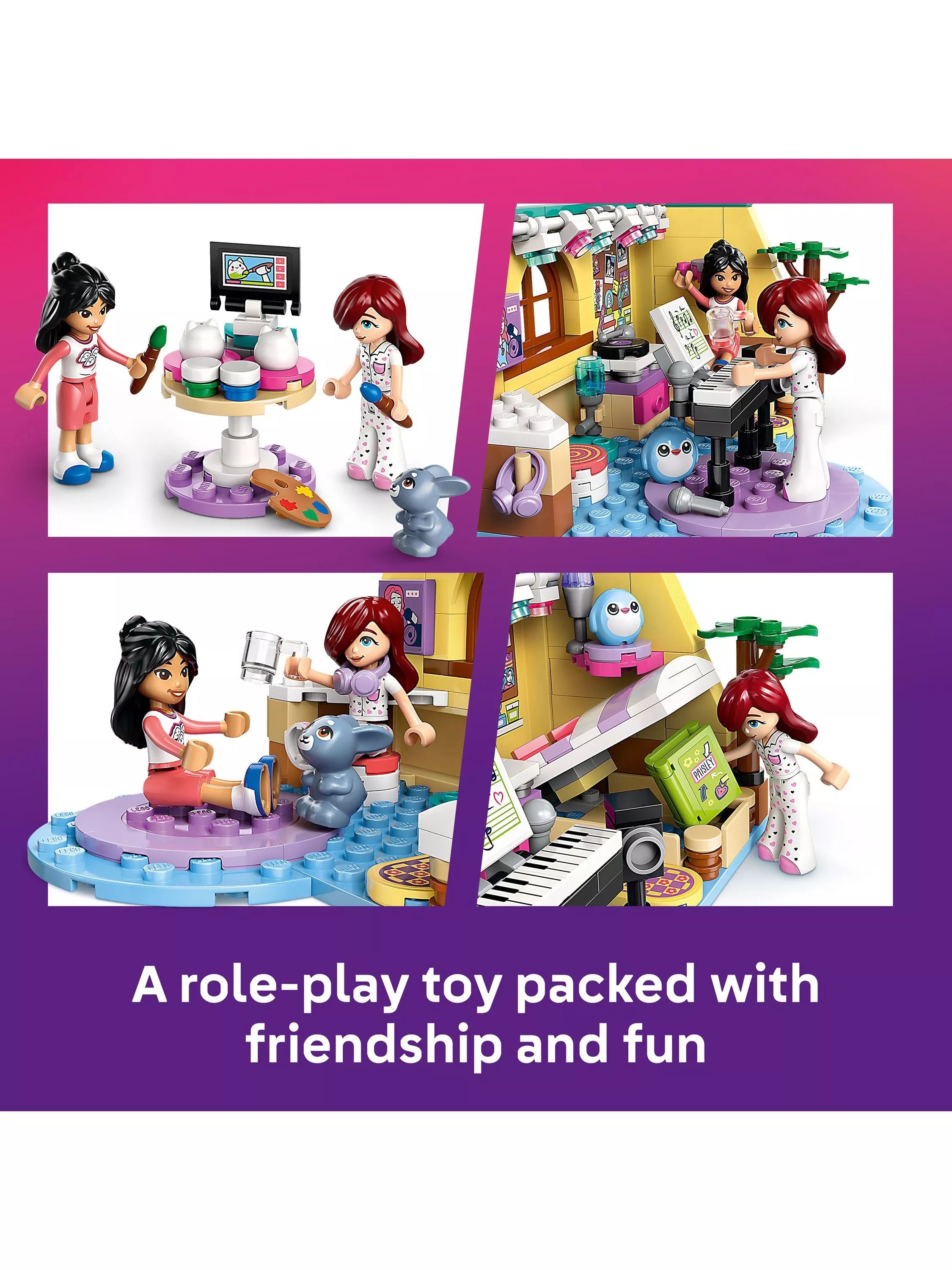 LEGO Friends Paisley's Room playset, UK version