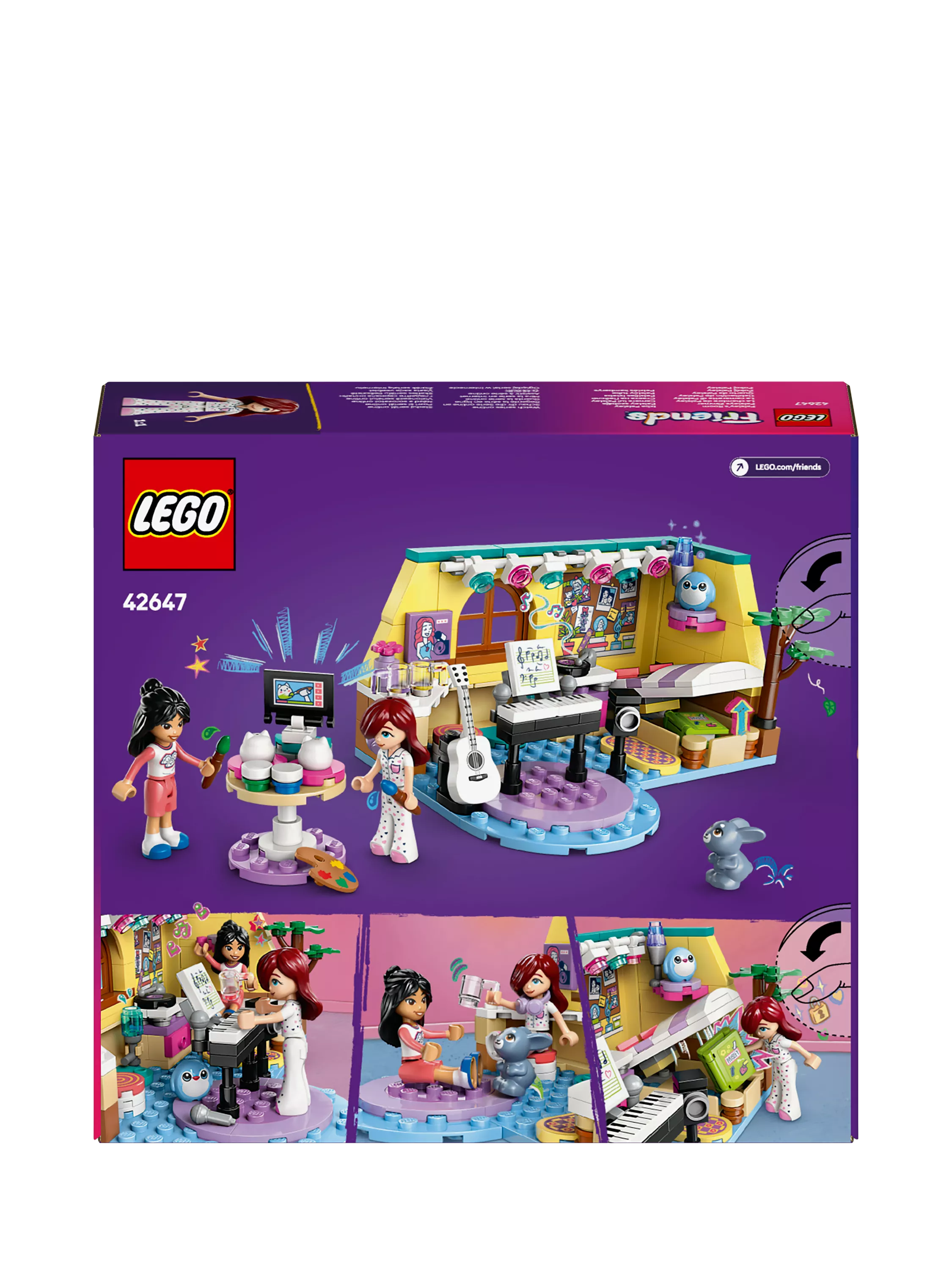 LEGO Friends Paisley's Room playset, UK version