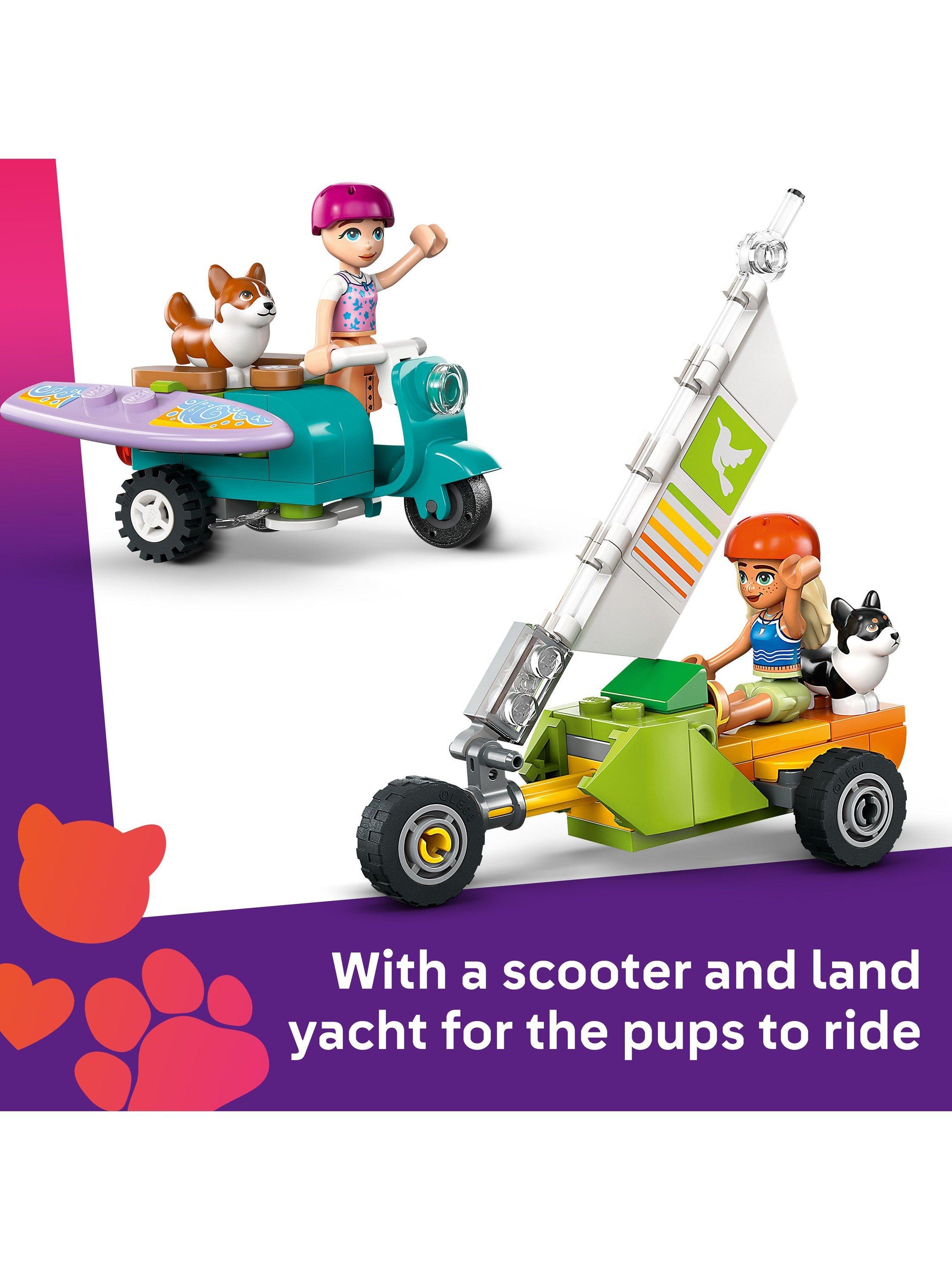 LEGO Friends Surfing Dogs Adventure Building Kit Box, UK version